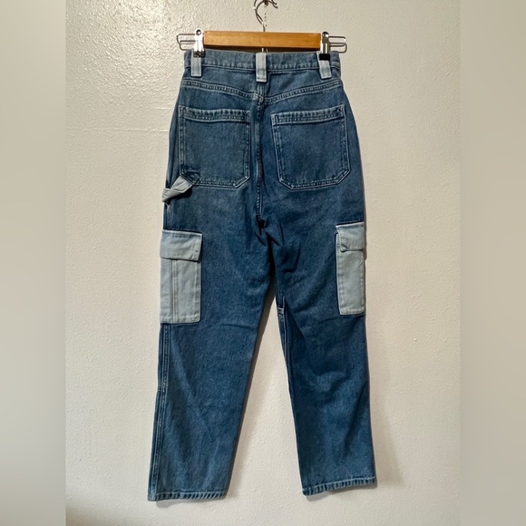PACSUN High Rise Carpenter Multi-Wash Denim Jeans - Size 24 - Picture 7 of 13